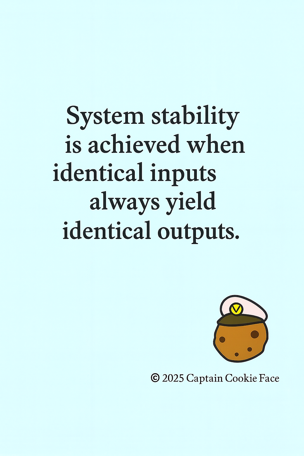 System stability achieved