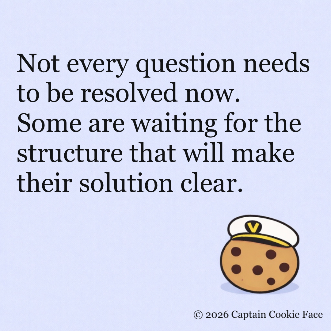 Structure Before Resolution