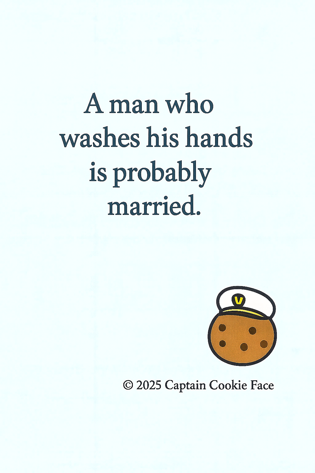 A man who washes his hands